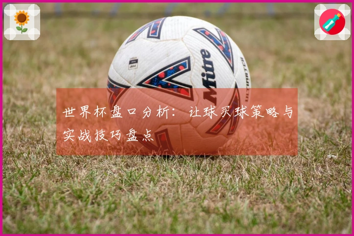 世界杯盘口分析：让球买球策略与实战技巧盘点